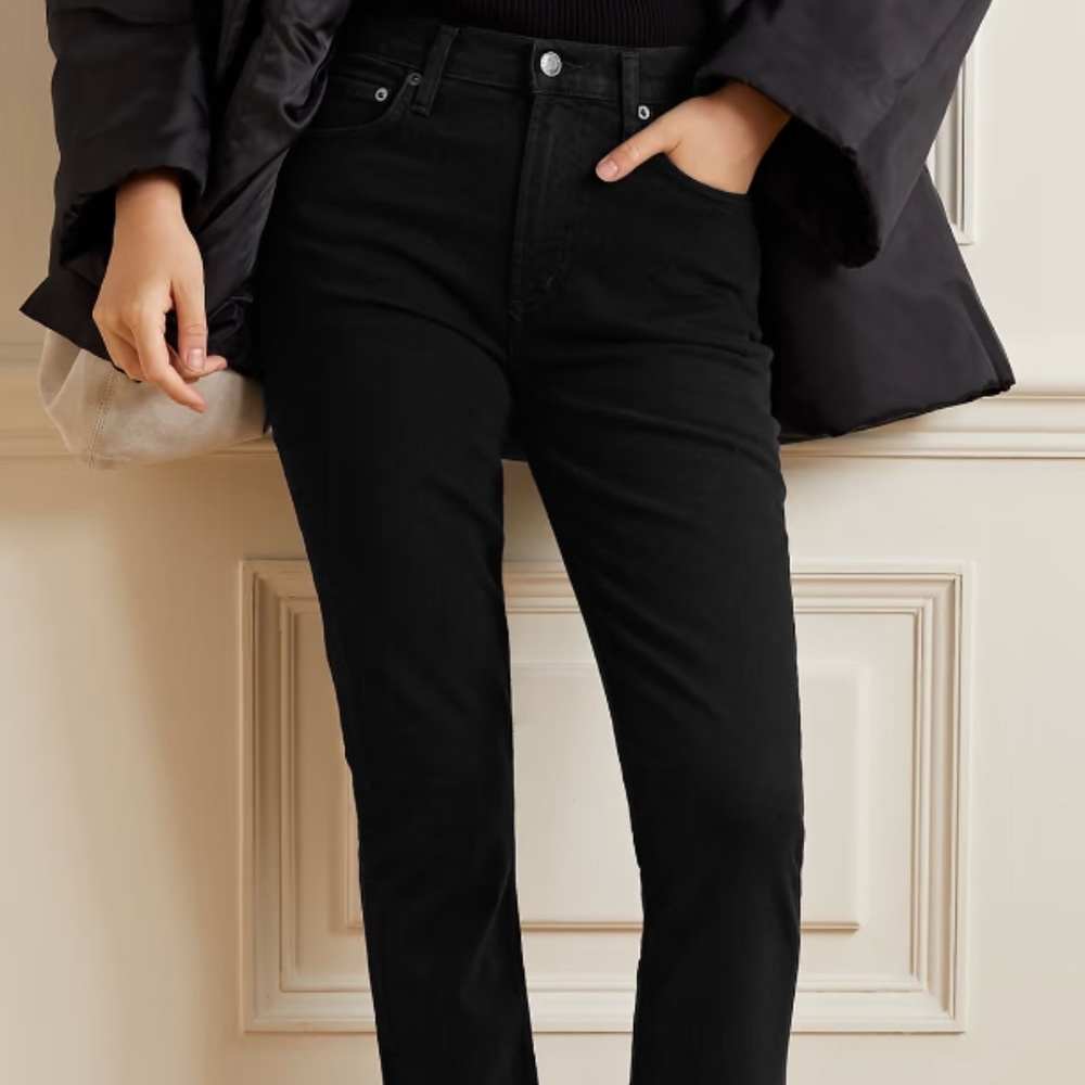 Agolde Merrel Mid-Rise Straight-Leg Organic Jean